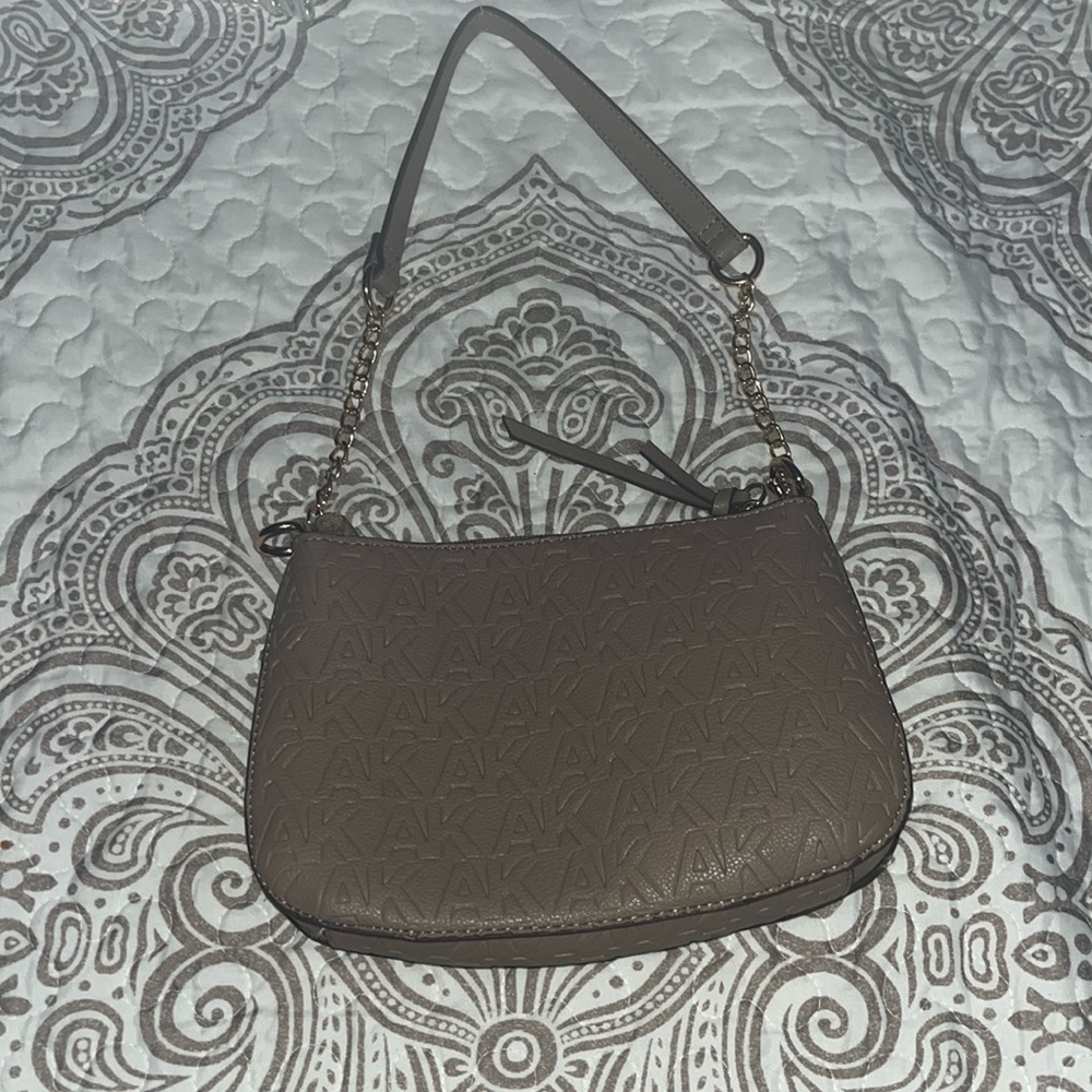 anne klein, tan beige, shoulder bag